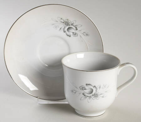 Morena Flat Cup & Saucer Set