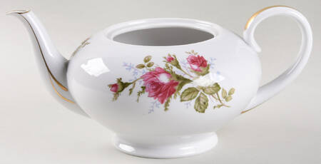 Moss Rose (Coupe Shape) Teapot No Lid