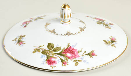 Moss Rose (Coupe Shape) Lid for Round Vegetable