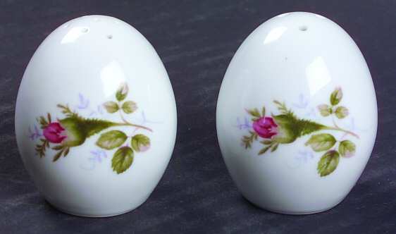 Moss Rose (Coupe Shape) Salt & Pepper Set