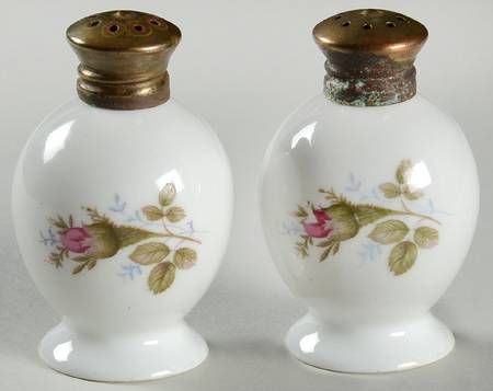Moss Rose (Coupe Shape) Salt & Pepper Set