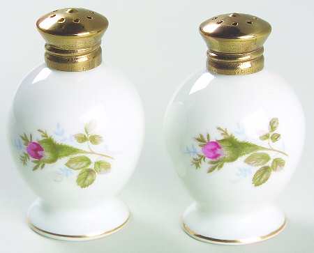 Moss Rose (Coupe Shape) Salt & Pepper Set