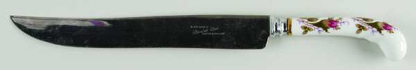 Moss Rose (Coupe Shape) Carving Knife with Stainless Blade