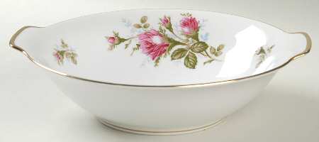 Moss Rose (Coupe Shape) 9" Round Vegetable Bowl