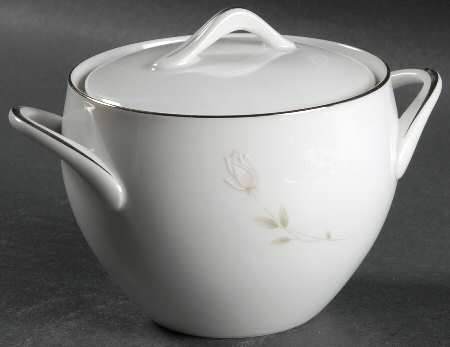 Morning Rose Sugar Bowl & Lid