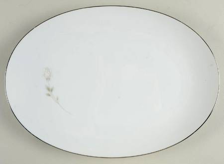 Morning Rose 12" Oval Serving Platter