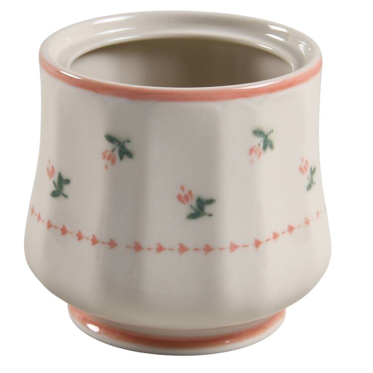 Mystique Peach Sugar Bowl No Lid