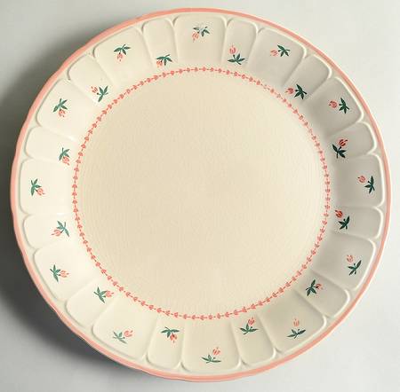 Mystique Peach 12" Chop Plate (Round Platter)