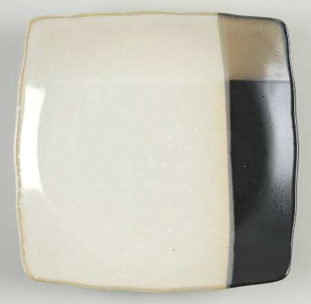 Mystique Brown Square Salad Plate