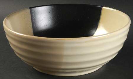 Mystique Brown 9" Round Vegetable Bowl