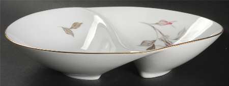 Nancy 11" Oval Divided Vegetable Bowl