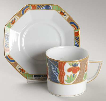 Nara Flat Cup & Saucer Set