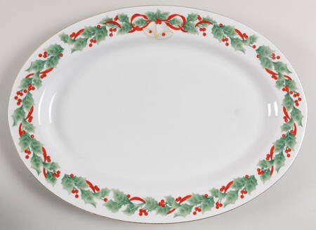 Noel 14" Oval Serving Platter