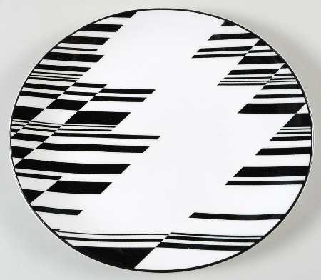 Noir Salad Plate