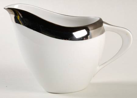Ondine (Black & Platinum Bands) Creamer