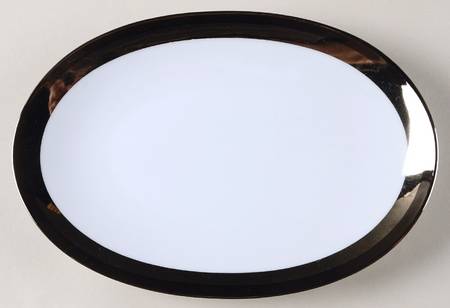 Ondine (Black & Platinum Bands) Relish/Gravy Underplate