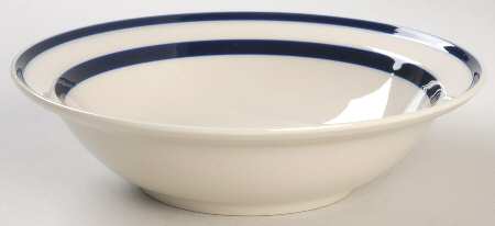 Orbit Blue Rim Cereal Bowl