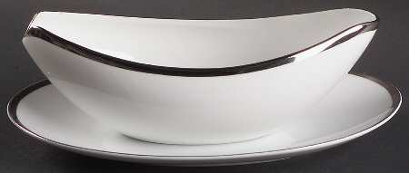 Pallas Gravy Boat & Underplate/Relish by Sango