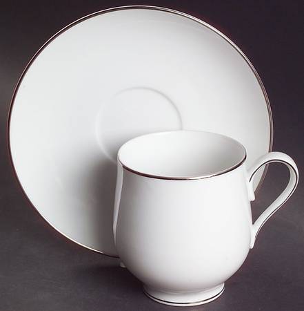 Palatine Flat Cup & Saucer Set