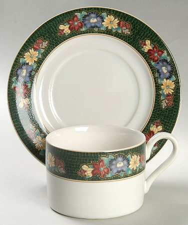 Pallazo Flat Cup & Saucer Set