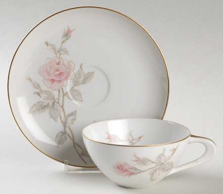 Pastoral Flat Cup & Saucer Set