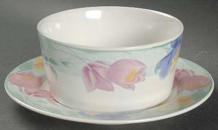 Passion Round Gravy Boat & Underplate (Salad Plate)