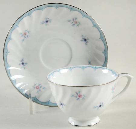 Patrician Footed Cup & Saucer Set