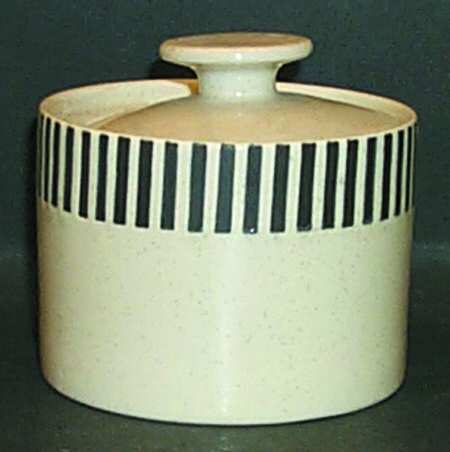 Patio Sand Sugar Bowl & Lid