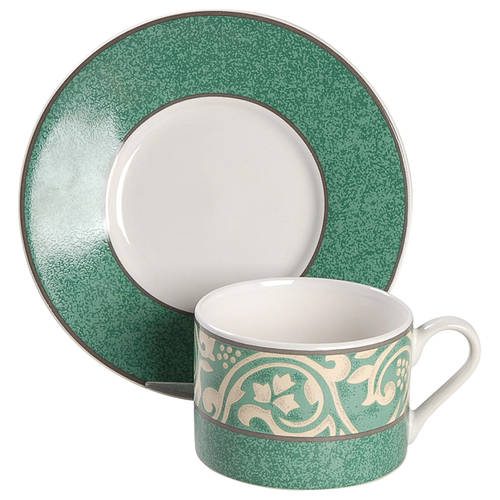 Flat Cup & Saucer Set