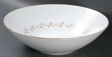 Petite Fleur Round Divided Vegetable Bowl