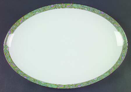Persian Garden 16" Oval Serving Platter