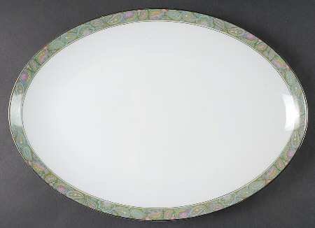 Persian Garden 14" Oval Serving Platter