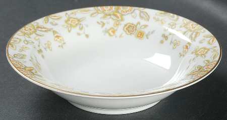 Persian Wood Rim Fruit/Dessert (Sauce) Bowl