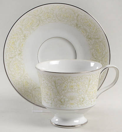 Phoenicia Footed Cup & Saucer Set