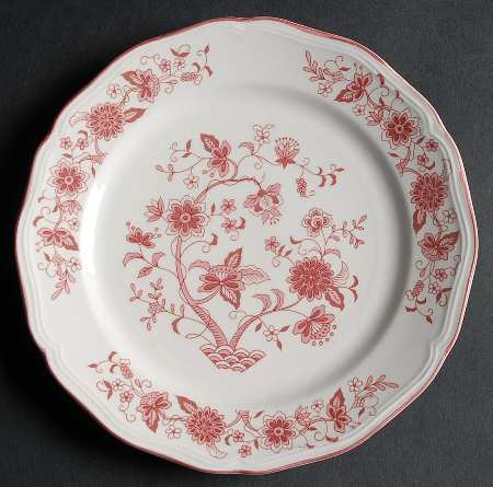 Pink Classic Salad Plate
