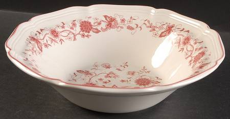 Pink Classic 9" Round Vegetable Bowl