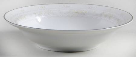 Pink Lace Rim Fruit/Dessert (Sauce) Bowl