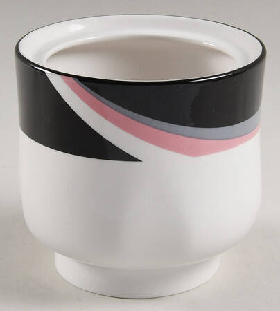 Pinwheel Black Sugar Bowl No Lid