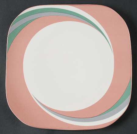 Pinwheel Pink 11" Chop Plate (Round Platter)