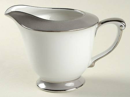 Platina (White with Gray Color Band) Creamer