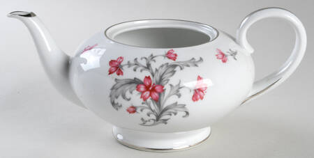 Primrose (No #, Coupe, Platinum Trim) Teapot No Lid