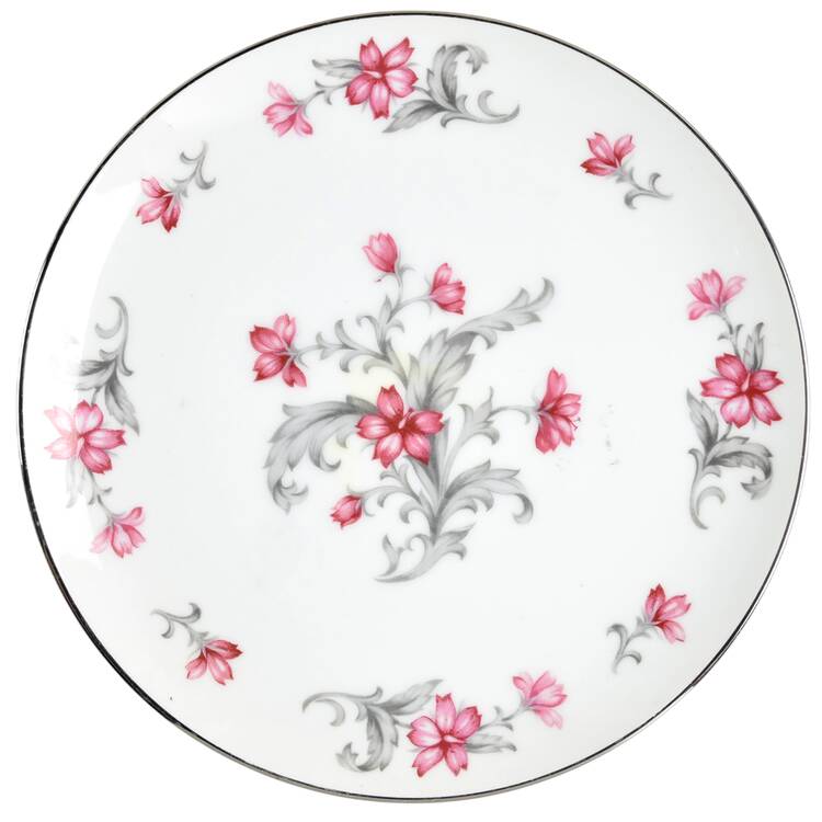 Primrose (No #, Coupe, Platinum Trim) Salad Plate