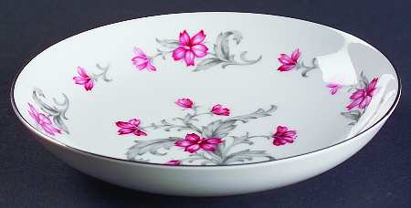 Primrose (No #, Coupe, Platinum Trim) Coupe Soup Bowl