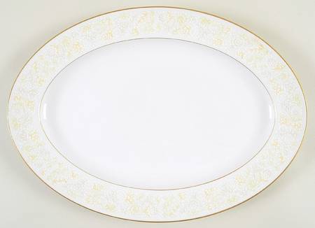 Rainsong 14" Oval Serving Platter