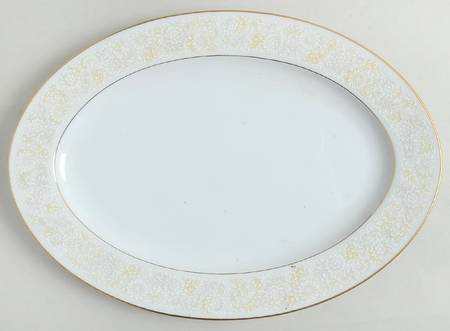 Rainsong 12" Oval Serving Platter