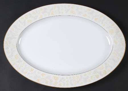 Rainsong 16" Oval Serving Platter