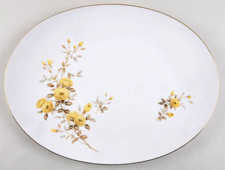 Rambler Rose 16" Oval Serving Platter
