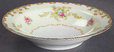 Regal (Gold Trim) Rim Fruit/Dessert (Sauce) Bowl by Sango