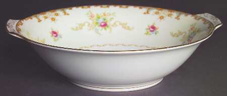 Regal (Gold Trim) 9" Round Vegetable Bowl by Sango