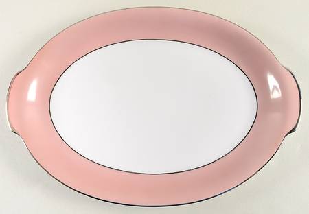 Rhapsody (No #, Pink Band) 12" Oval Serving Platter